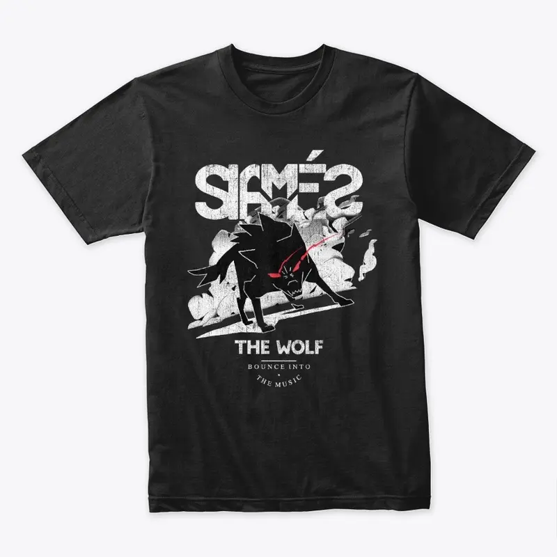 THE WOLF Original Black Tee