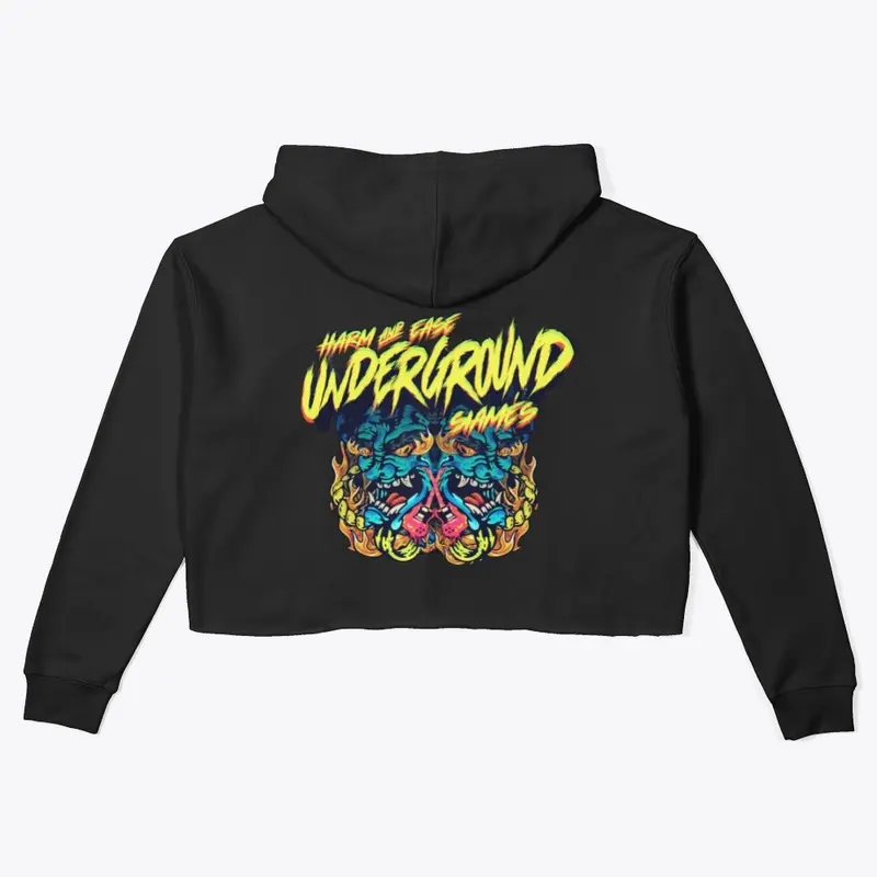 UNDERGROUND Crop Hoodie