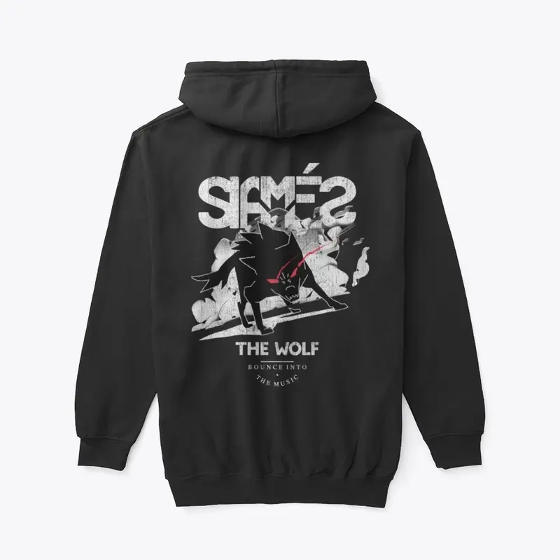 THE WOLF ORIGINAL BLACK HOODIE