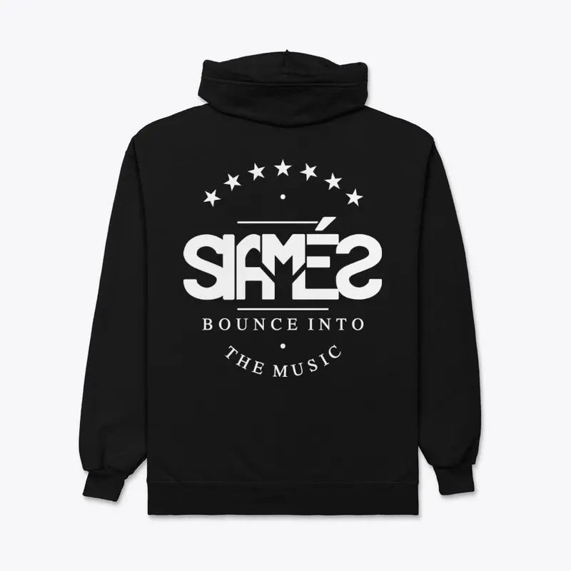 SIAMÉS B.I.T.M. Logo Black Hoodie Zipper