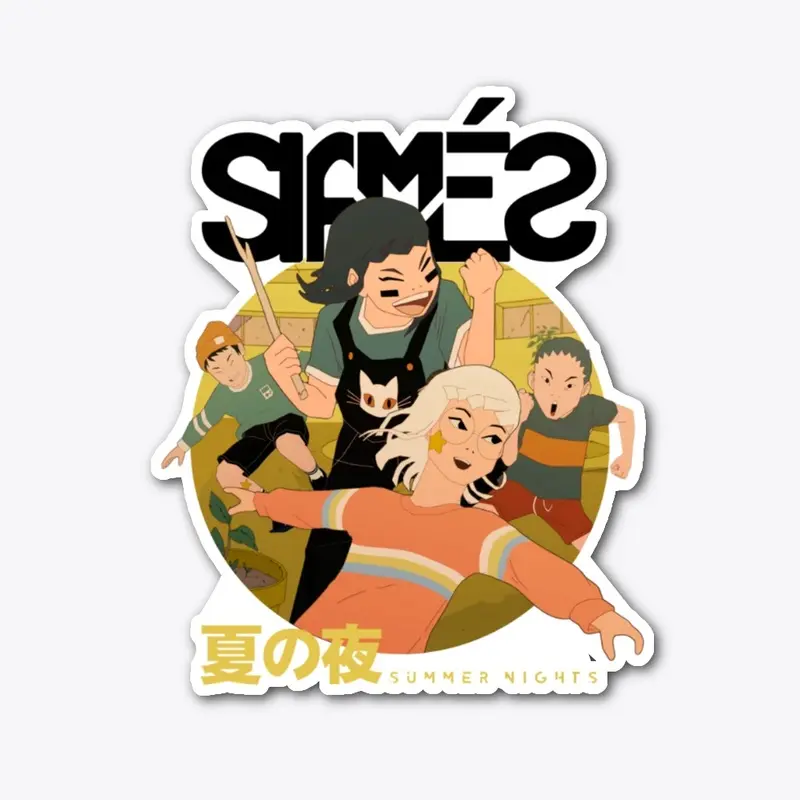 SUMMER NIGHTS Sticker